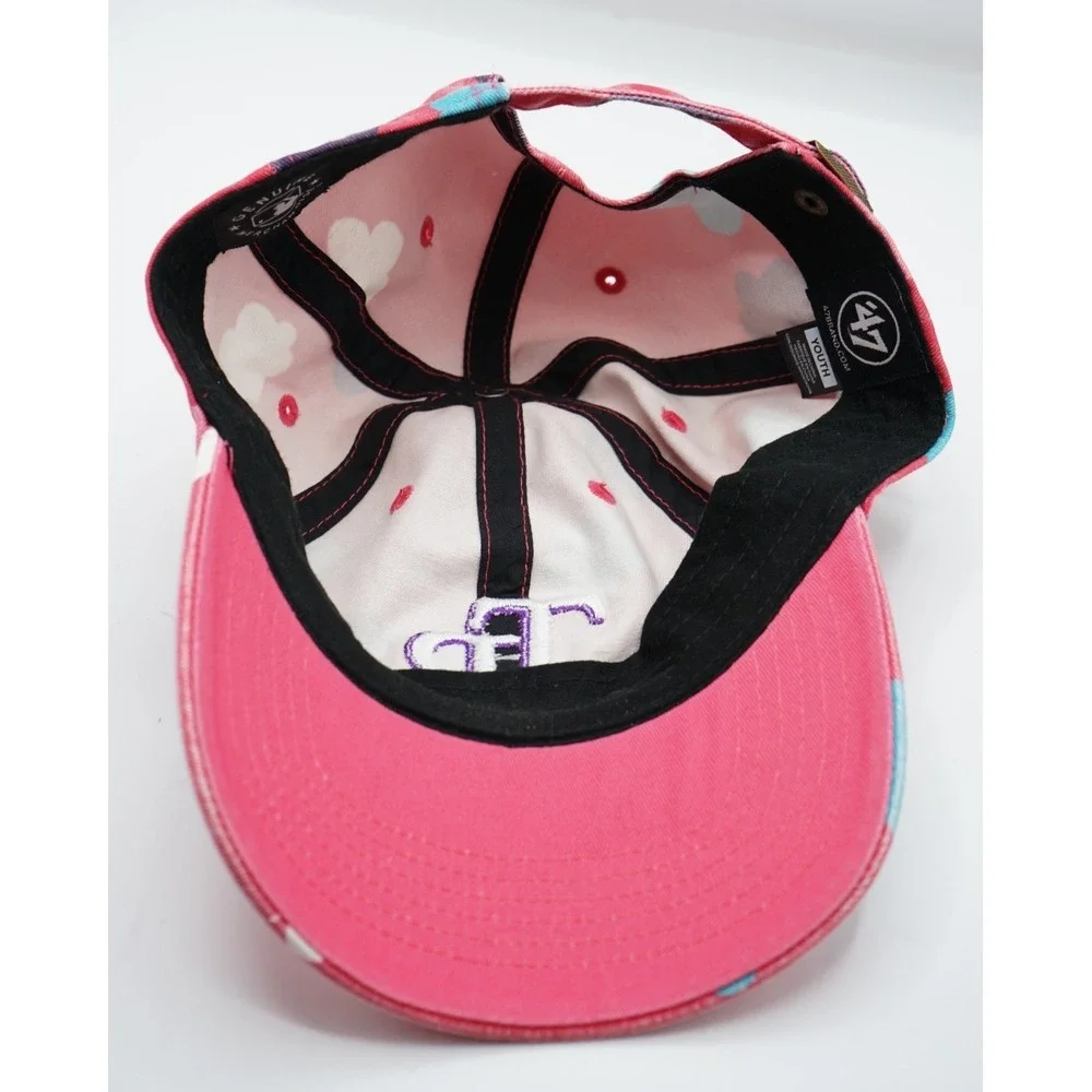 Tampa Bay Rays '47‎ Pink Adjustable Strapback Hat / Cap Floral Pattern Youth